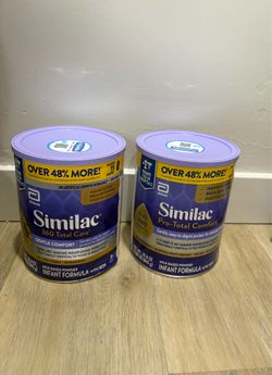 XL Infant Similac 360 total care gentle comfort