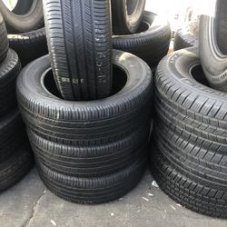 Set Of Four Wheels Size P255/60R18 Brand Michelin