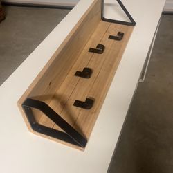 Pottery Barn Shelf Coat Rack 