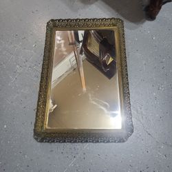 Antique Mirror Tray