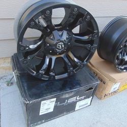 4 Brand New 20X9 Matte Black Fuel Vapor Rims 5X4.5 5X5 JEEP +1MM Offset