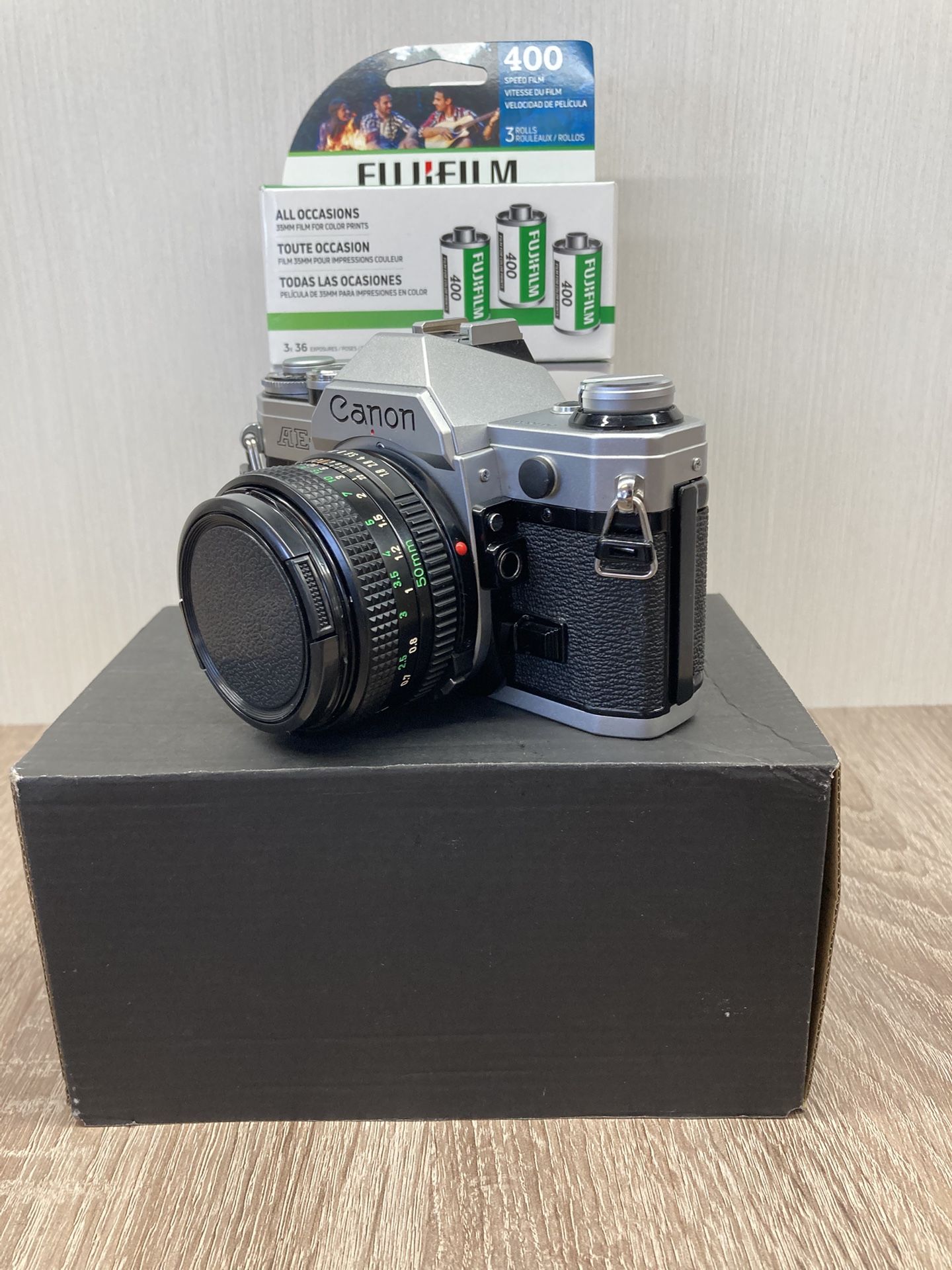 Canon AE-1 Film Camera W/ Battery (Perfect Condition)