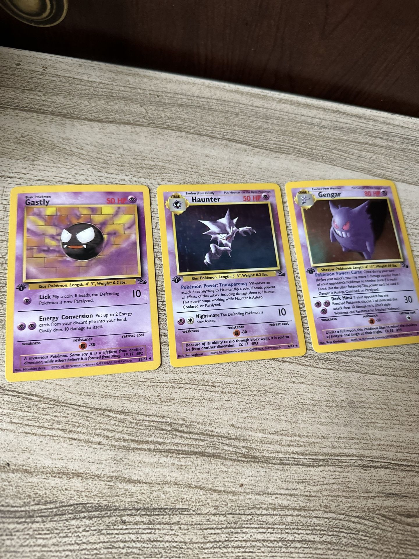 gengar pokemon card 1st edition 151 PokeArtica AI Artwork Custom Card main image 0