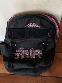 Black Pink Backpack