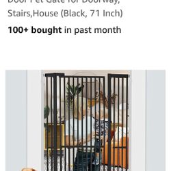 Extra Tall Pet Gate 71in H