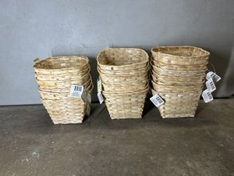 Wicker Baskets 9x9x6 in