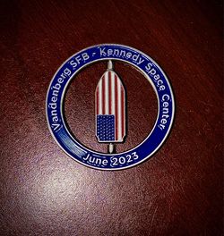 SPACEX Active Fairing SN:155 Memorable Coin Signifying First 10th Refurb Flight
