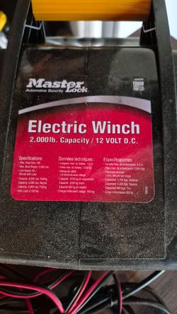 12 volt Electric winch