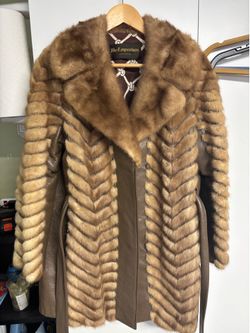 Mink Leather Coat 70’s