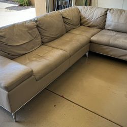 Leather Sectional Couch