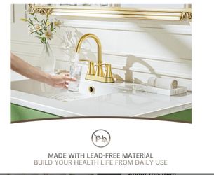 Golden Stainless steel bathroom Faucet