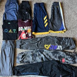 Boys Size Large Clothing Lot, Basketball Shorts Pants, NBA