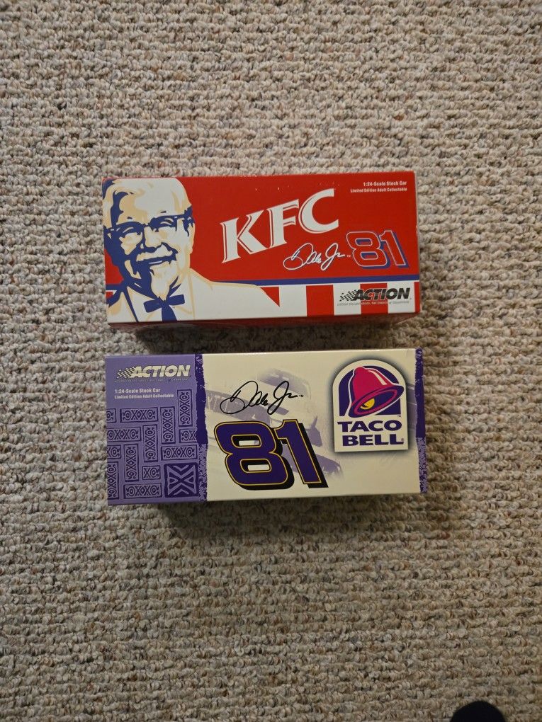 (2)1/24 Dale Earnhardt Jr Nascar Diecast Cars