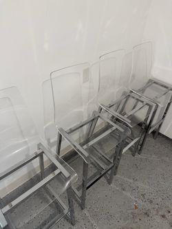 Acrylic Bar Stool chairs