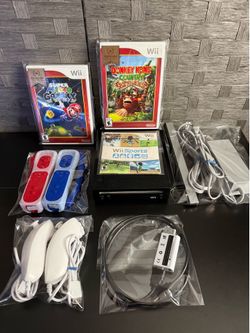 🎮 Nintendo Wii Family Bundle – Tested & Ready to Play – Wii Sports + Mario Galaxy + Donkey Kong