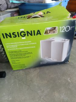 Brand New ,,, Insignia Speakers 120 watts ...