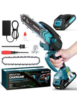 Mini Chainsaw, 6 Inch Electric Mini Chain Saw