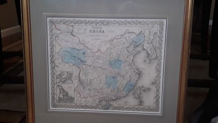 1859 Colton's map of China