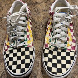 Vans Glitter Checkerboard Old School