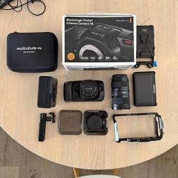 Black Magic Pocket Cinema Camera 4k Rig