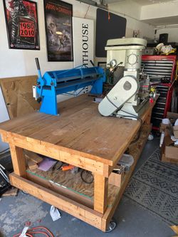Heavy Duty Work Table and Equipment