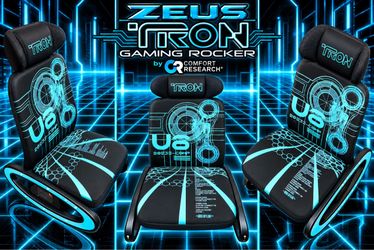 Zeus Tron Gaming Rocker by Comfort Research