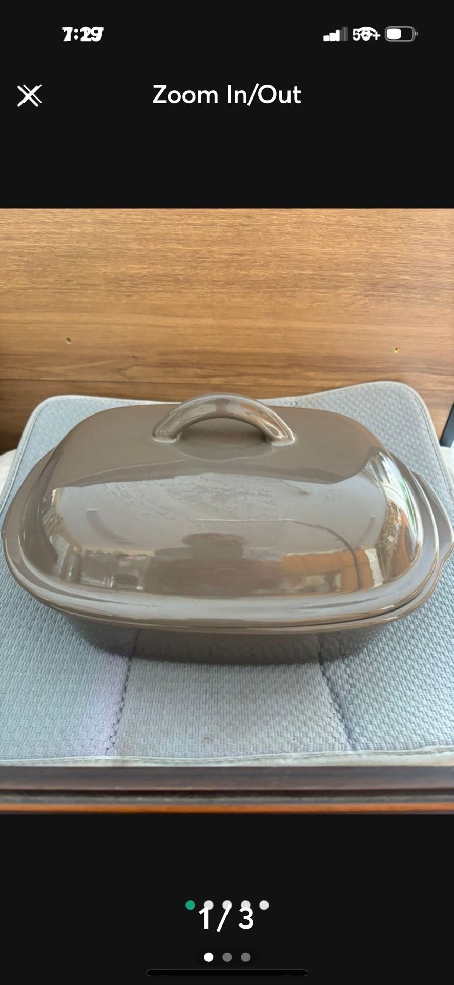 Pampered Chef Deep Casserole Dish