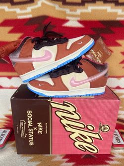 Nike Dunk Mid Social Status Chocolate Milk Men’s 8 NEW DS