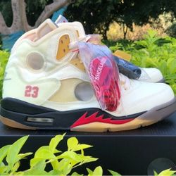 Jordan 5 Retro Off-White Sail 2