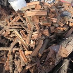 Split Seasond Almond Firewood