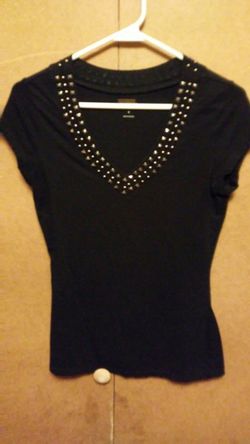 Express (Sexy Stretch) Black Studded Collar Sz Sm $10