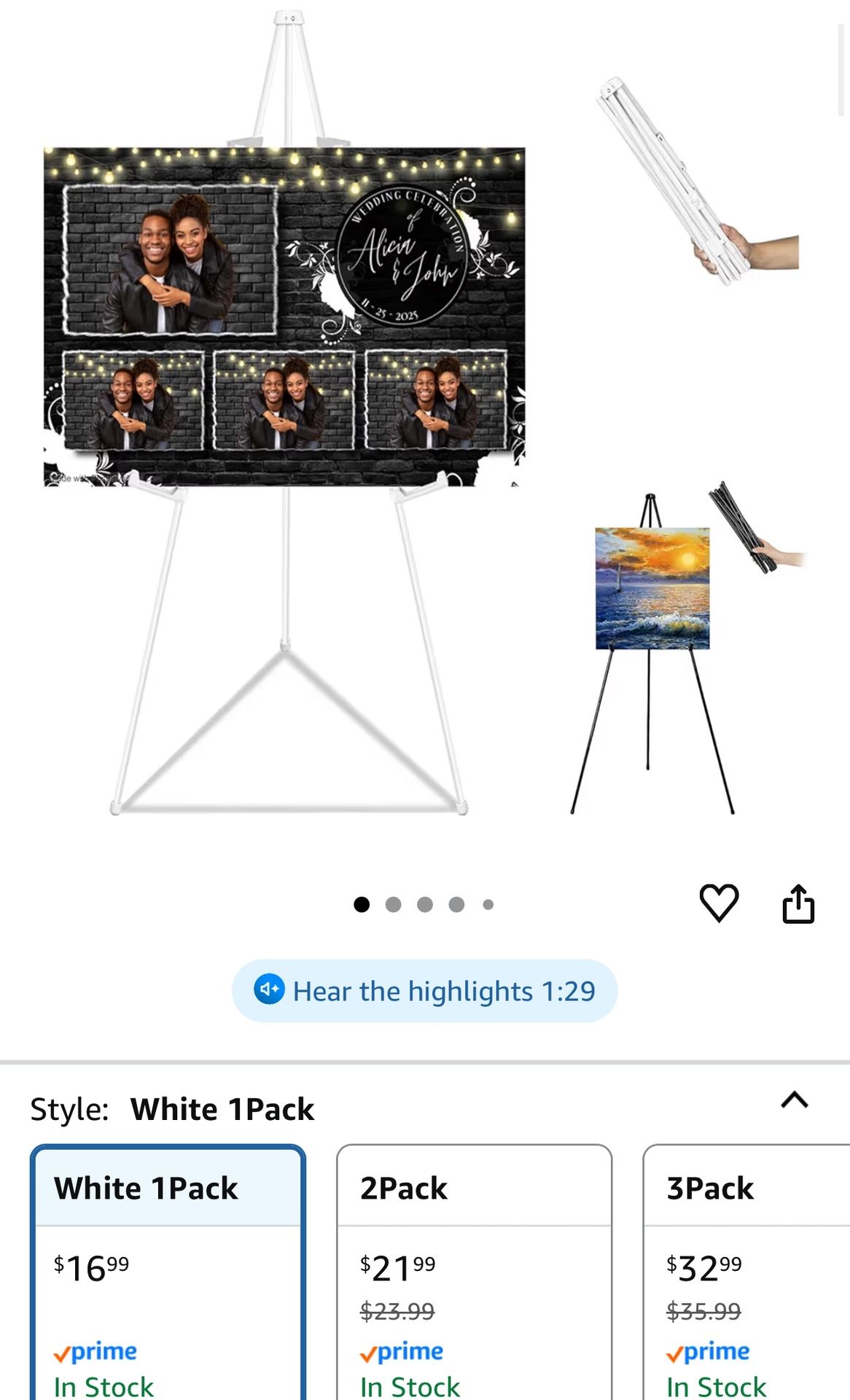 Display Posters Tripod