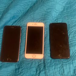 3 Phone 6 S Pink Rose 32Gb  iPhone 7 32 Gb  Black iPhone 6s 32 Gb Gray 