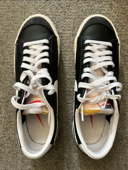 Mens NIKE BLAZER LOW black sz9.5