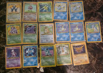 Vintage Pokémon cards