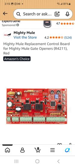 Control board might mule opener