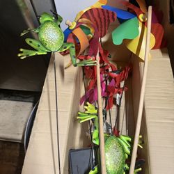 Garden Stakes, Pinwheels 