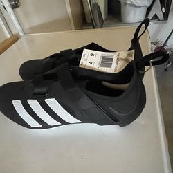 Adidas The Indoor Cycling Shoes Mens 6 Women’s 7 Black/White GX6544 MSRP $150