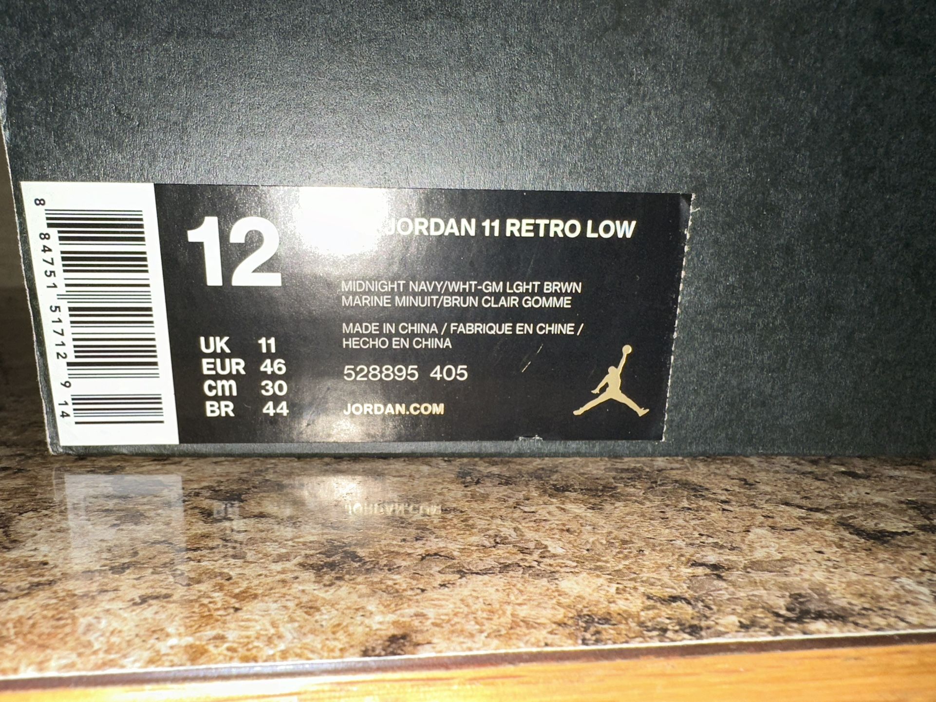 Jordan Retro 11 Low Midnight Navy Sz 12