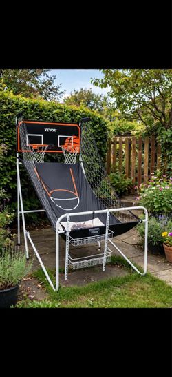 VEVOR Foldable Dual-Hoop Basketball Arcade Game