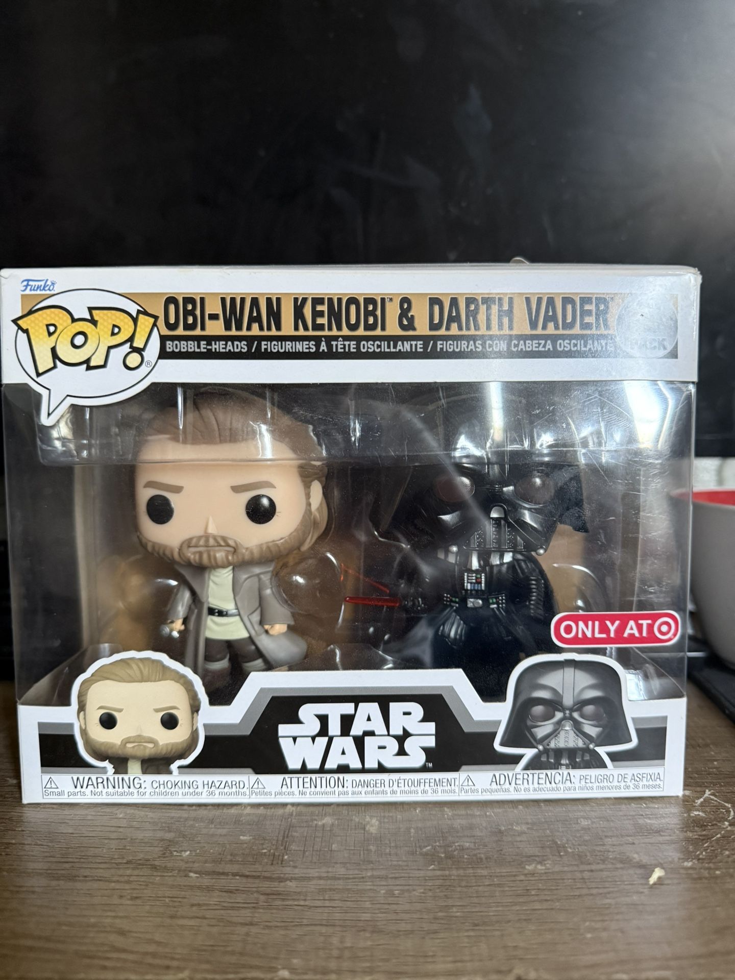 Obi-Wan Kenobi & Darth Vader Pop Funko 2 Pack Target Exclusive