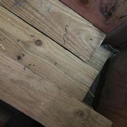 LUMBER POSTS Wood 7 Posts 6 X 6 X 16 Feet NEW