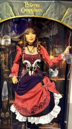 Disney d23 pirates redd doll nib