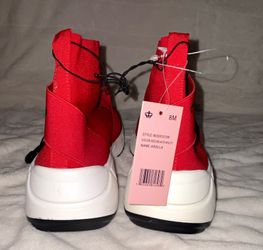 Juicy Couture High-Top Sneakers Red/Black Size 8M