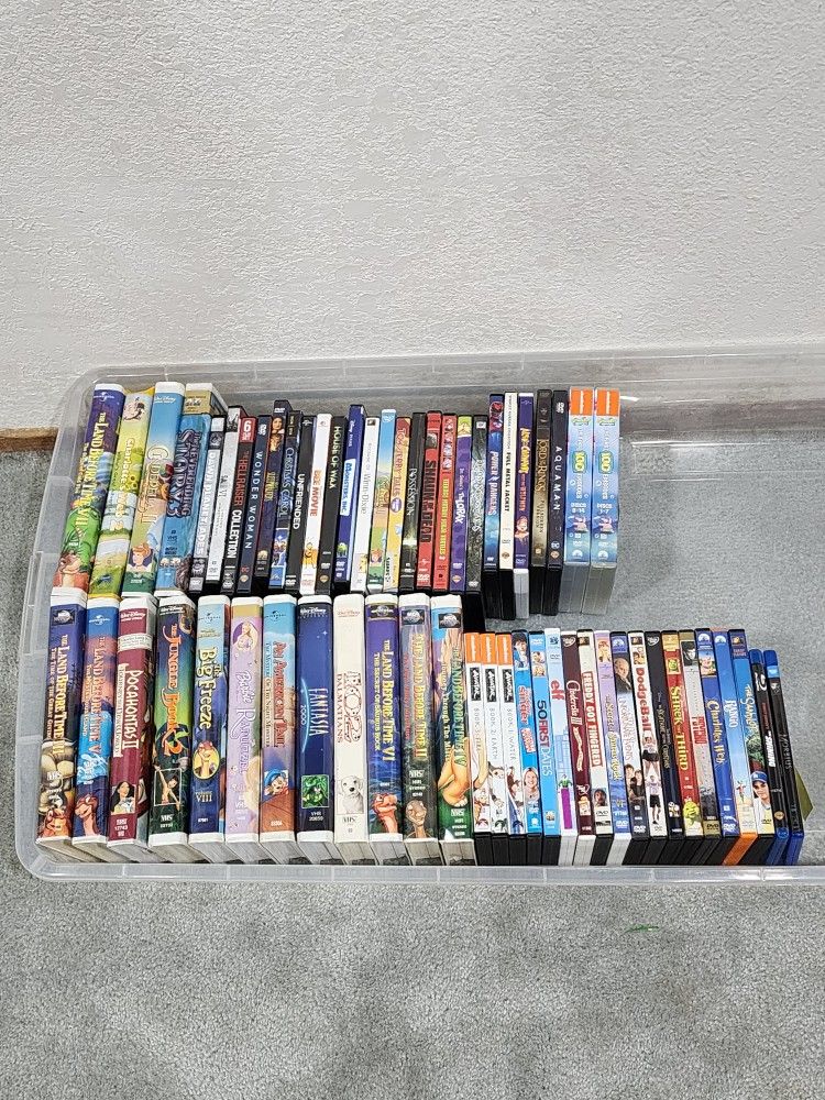 Dvd/Vhs Lot