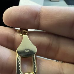 Two Figaro Chains Sitting At 24 Inches And 20 Inches … 14 Carat Gold Filled Figuero Chains