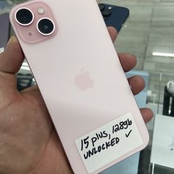 Pink 15 Plus Unlocked. Cash Or $50 Down W Approval 