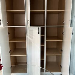 Kitchen  White Pantry Cabinet 