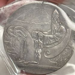 Iceland 10 kronur 1000 Years Althing Thule King Matte MS63 PCGS silver coin 1930