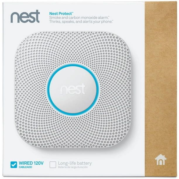 Google Nest Protect (Wired) 2nd Generation, White